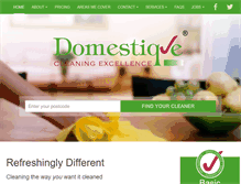Tablet Screenshot of domestique.co.uk